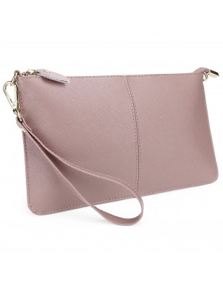 Genuine leather women's wrist bag