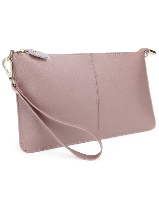 Genuine leather women's wrist bag