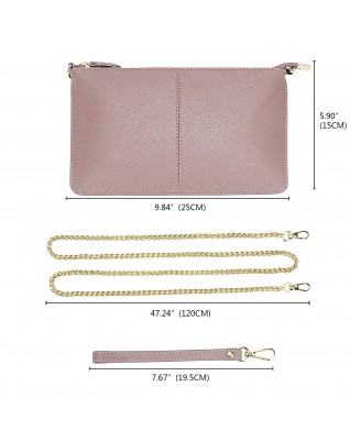 Genuine leather women's wrist bag