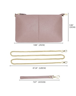 Genuine leather women's wrist bag