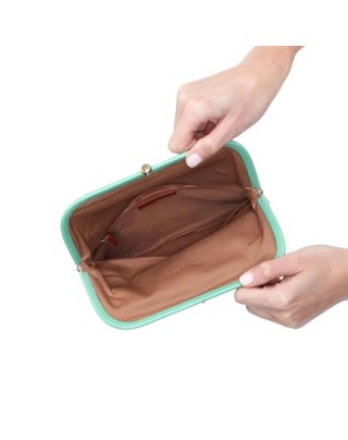 Ladies Turquoise Wristlet