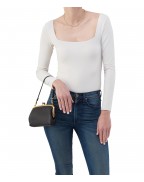 Women's Black Crossbody Bag