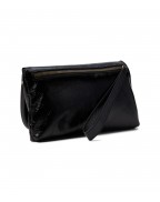 Women's Black Wristlet Bag
