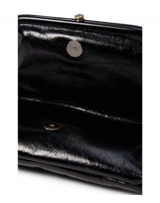 Women's Black Wristlet Bag