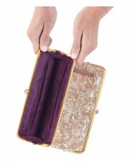 Women's Gilded Petals Handbag