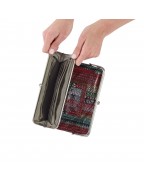 Women's Holiday Stripe Crossbody Bag