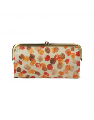 Women's Leather Multicolor Clutch