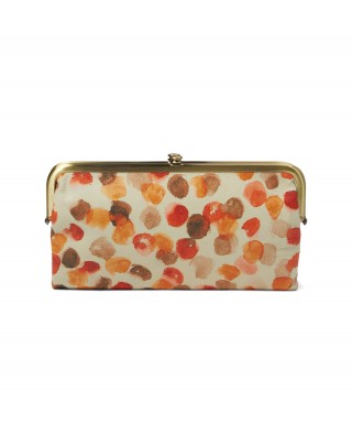 Women's Leather Multicolor Clutch