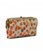 Women's Leather Multicolor Clutch