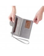 Women's Light Grey Phone Wallet