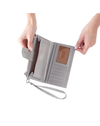 Women's Light Grey Phone Wallet