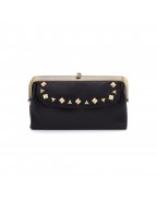 Women's black and gold crossbody bag