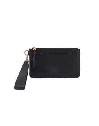 Women's black wrist bag