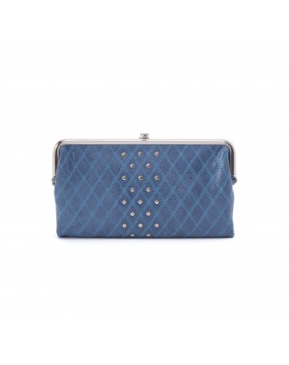 Women's blue handbag