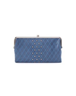 Women's blue handbag